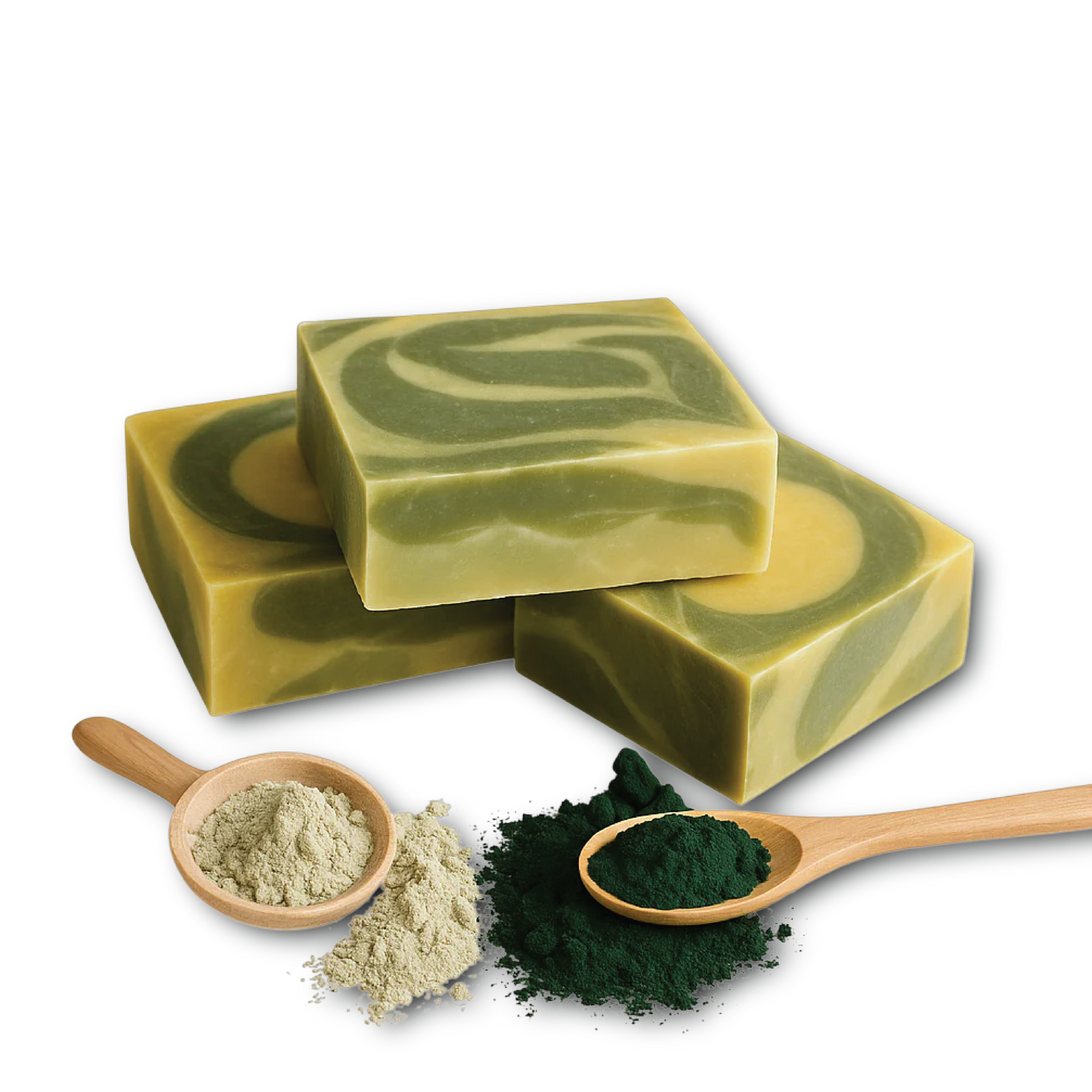 Jojoba-Haarseife mit Bio-Spirulina-Pulver