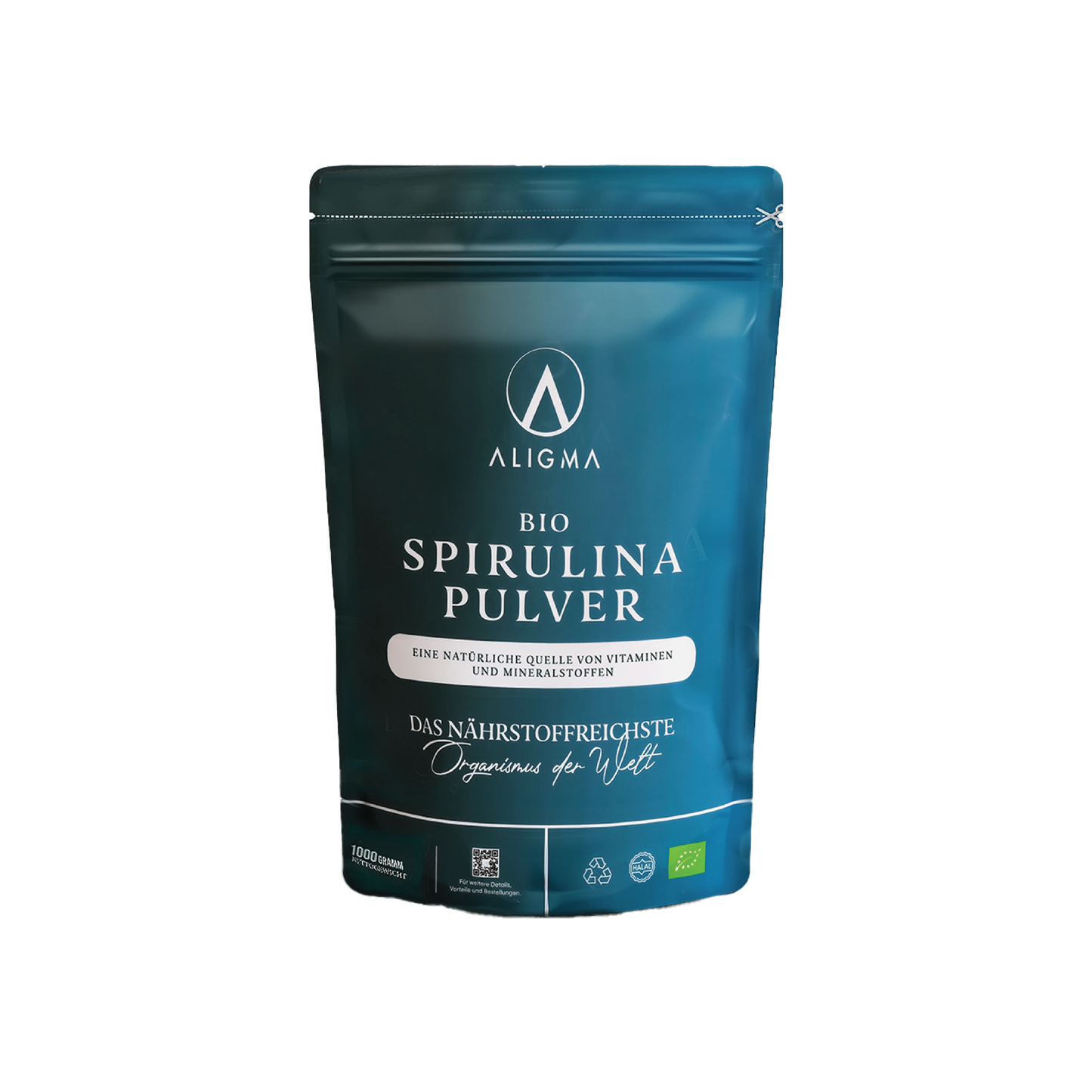 1000 Gramm Bio Spirulina Pulver Superfood