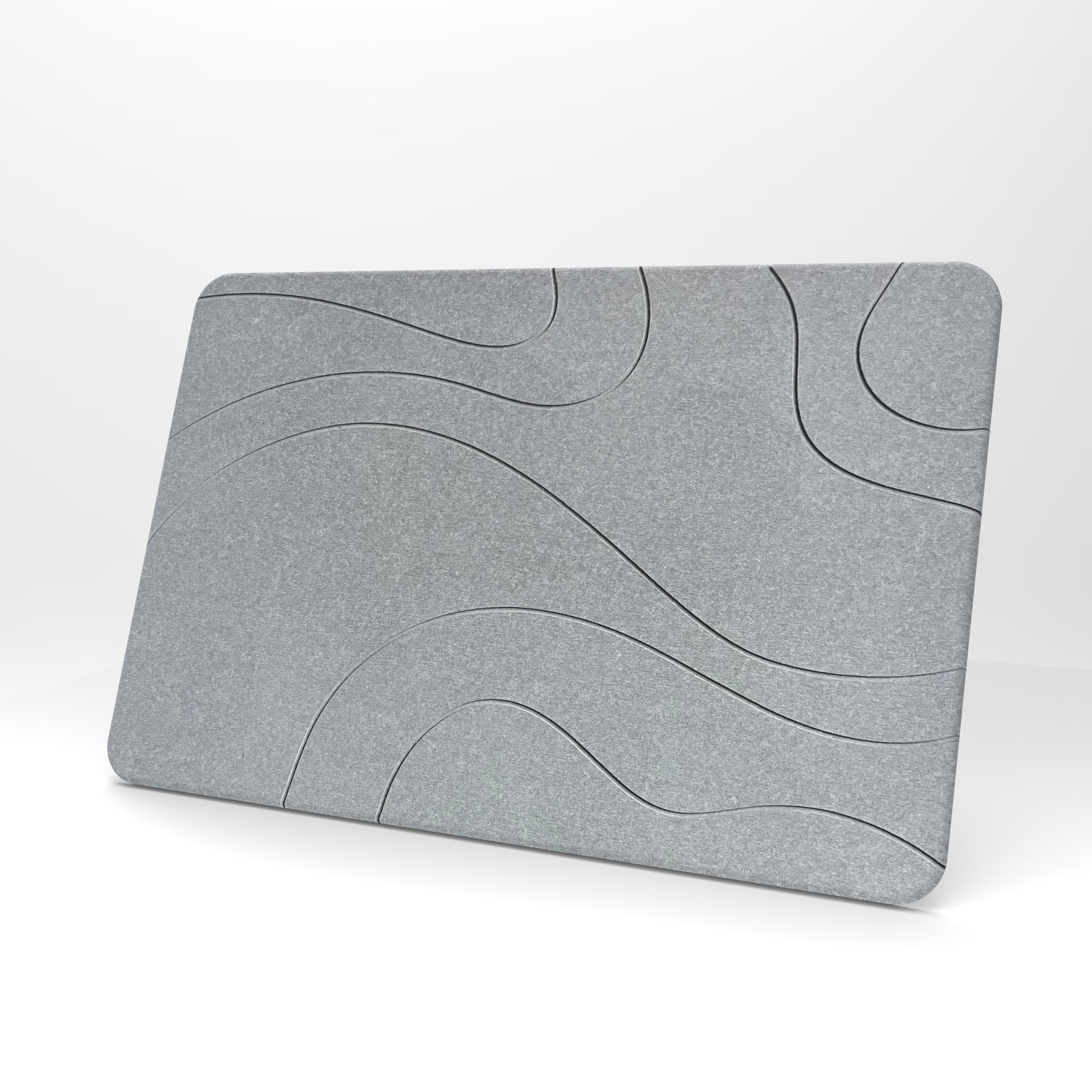 Diatoom Steen Badmat - Natuurlijk Sneldrogend, Hygiënisch, Anti Schimmel en Stijlvol 60x39cm