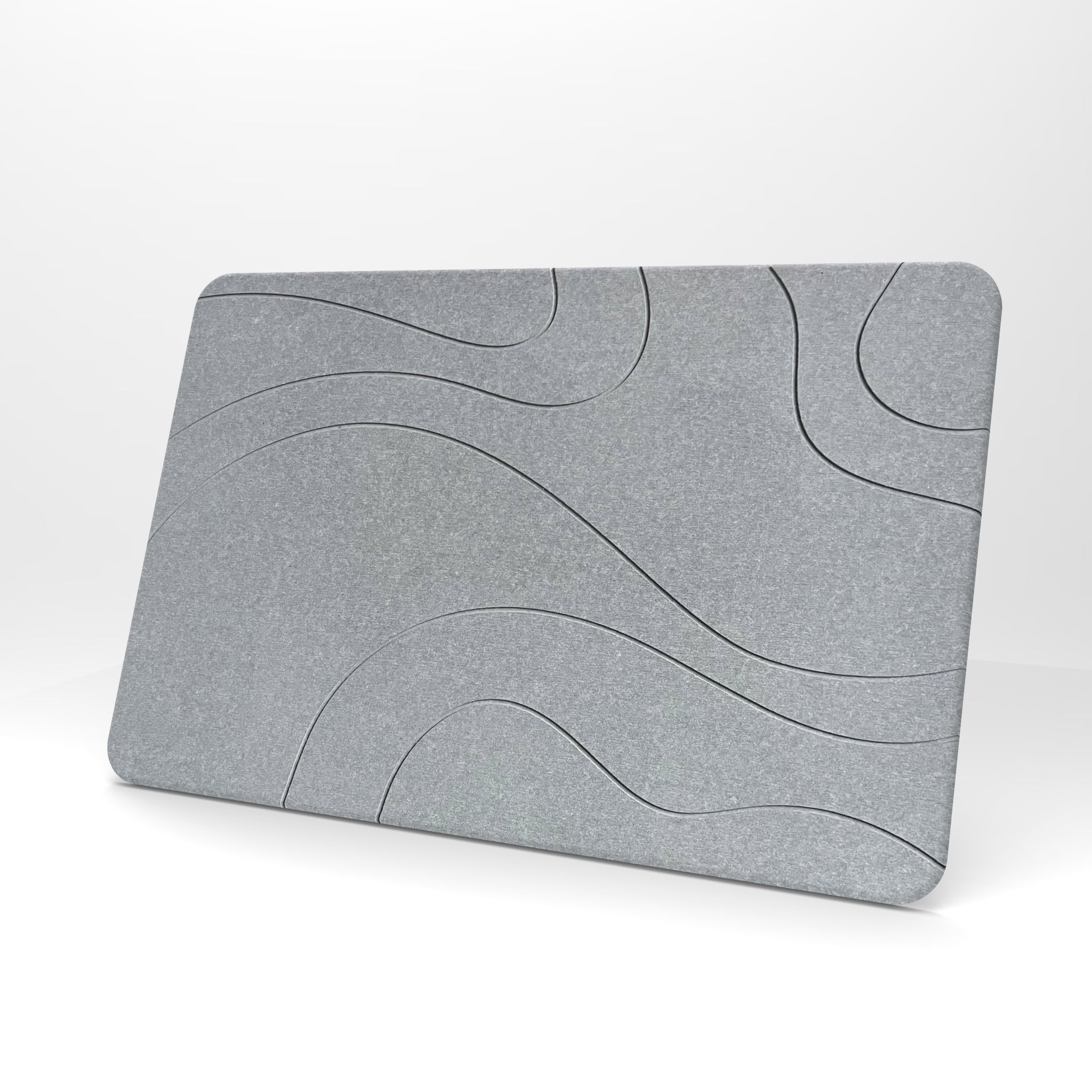 Diatoom Steen Badmat - Natuurlijk Sneldrogend, Hygiënisch, Anti Schimmel en Stijlvol 60x39cm