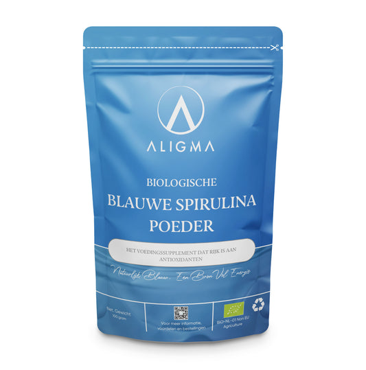 Biologische Blauwe Spirulina Poeder 50 gram