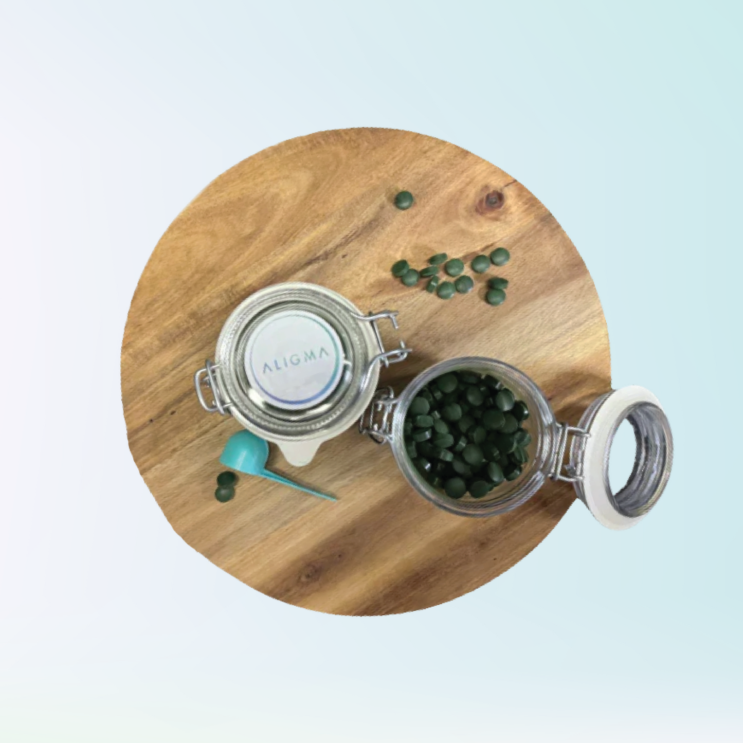 Bio Spirulina Geschenk (250 Gramm + 250 Tabletten)
