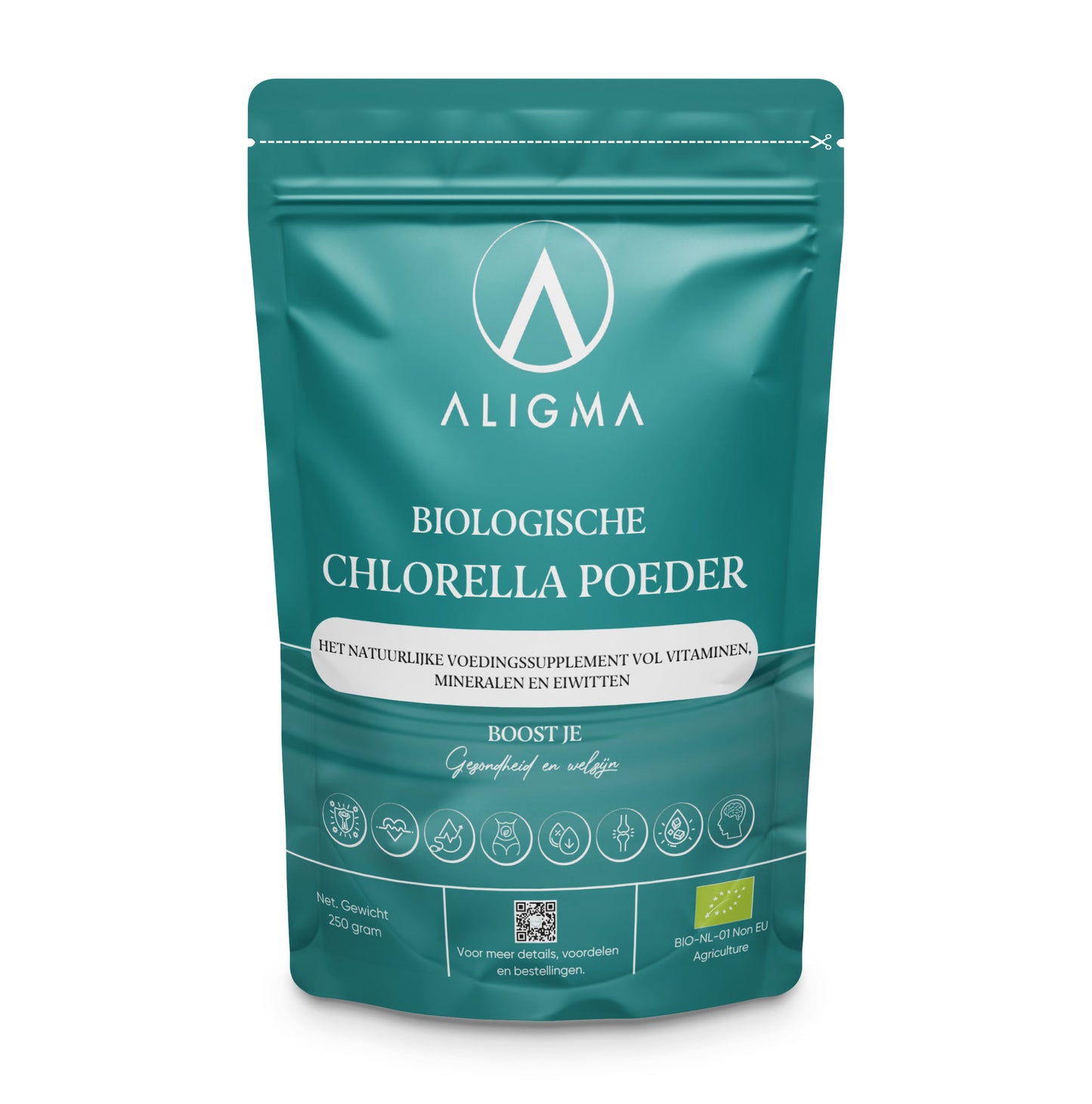 Biologische Chlorella Poeder 250 gram (Dier supplementen)