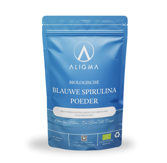 Biologische Blauwe Spirulina Poeder 50 gram