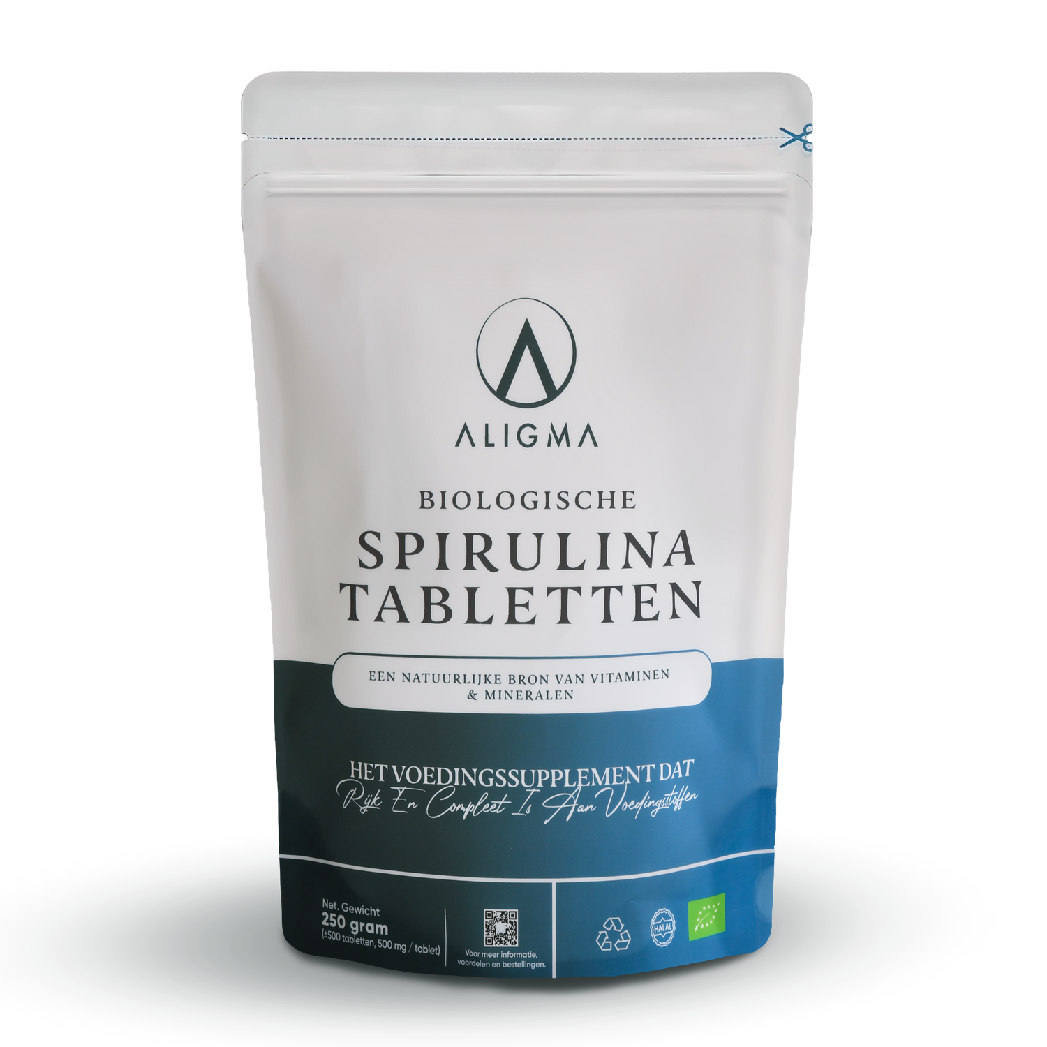 500 Stück Bio-Spirulina-Tabletten – (500 mg pro Tablette)