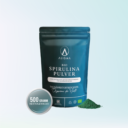500 grams of organic spirulina powder