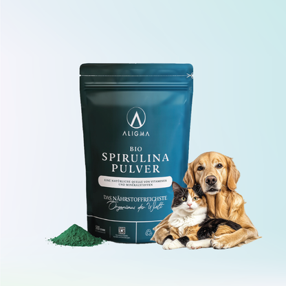 500 Gramm Bio Spirulina Pulver für Ihr (Haus-)Tier