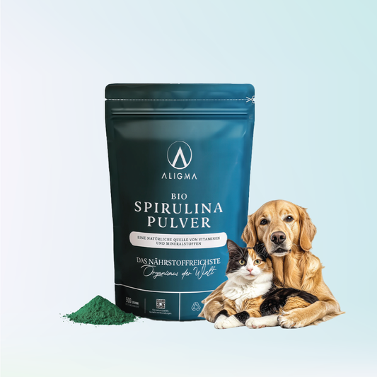 500 Gramm Bio Spirulina Pulver für Ihr (Haus-)Tier