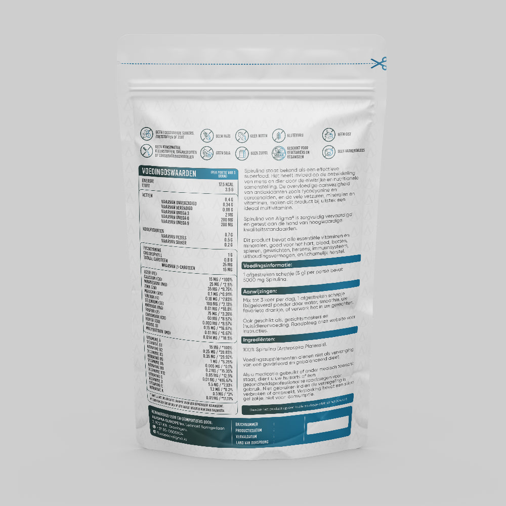 500 grams of Organic Spirulina Powder